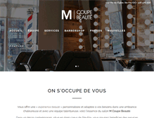 Tablet Screenshot of mcoupebeaute.com